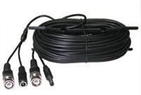 1000ft Roll Spool BoxSiamese Camera Cable RG-59 + 18-2 power all pure copper core and 95% pure copper braid, Black