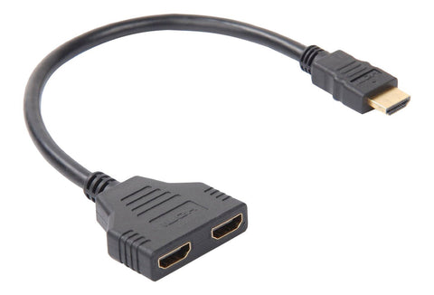 HDMI Splitter Cable 1 in to 2 out with input cable