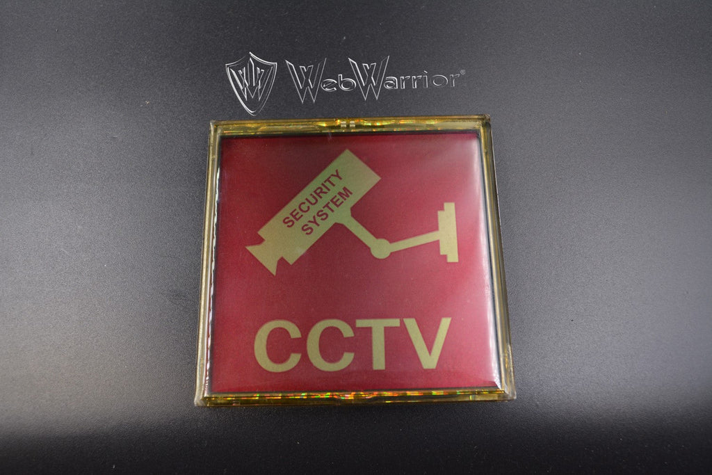 Lighted CCTV Sign