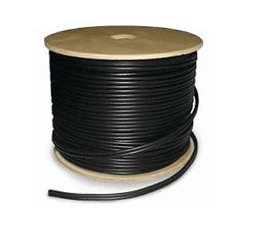 Siamese Direct burial Cable - 500 Ft roll Black