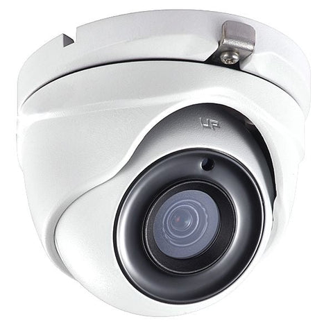 2MP HD TVI 1080p Advanced WDR Mini Turret Dome Camera, 2.8mm lens, White