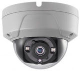 2MP HD TVI Vandal Proof EXIR WDR Glass Dome Camera, 3.6mm lens, White
