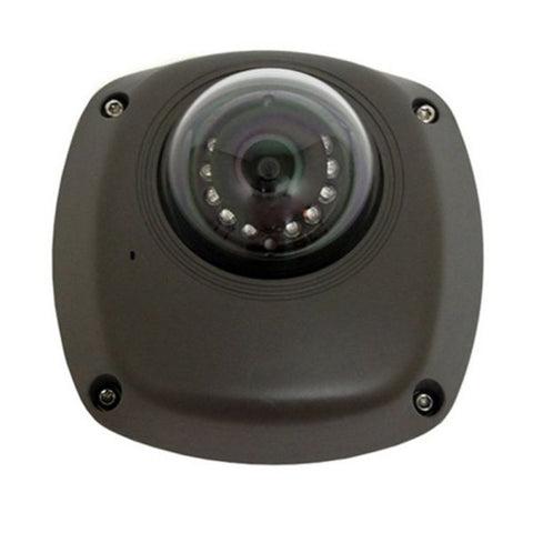 4MP HD Network Outdoor Mini Dome Camera with Audio/alarm- Dark Grey